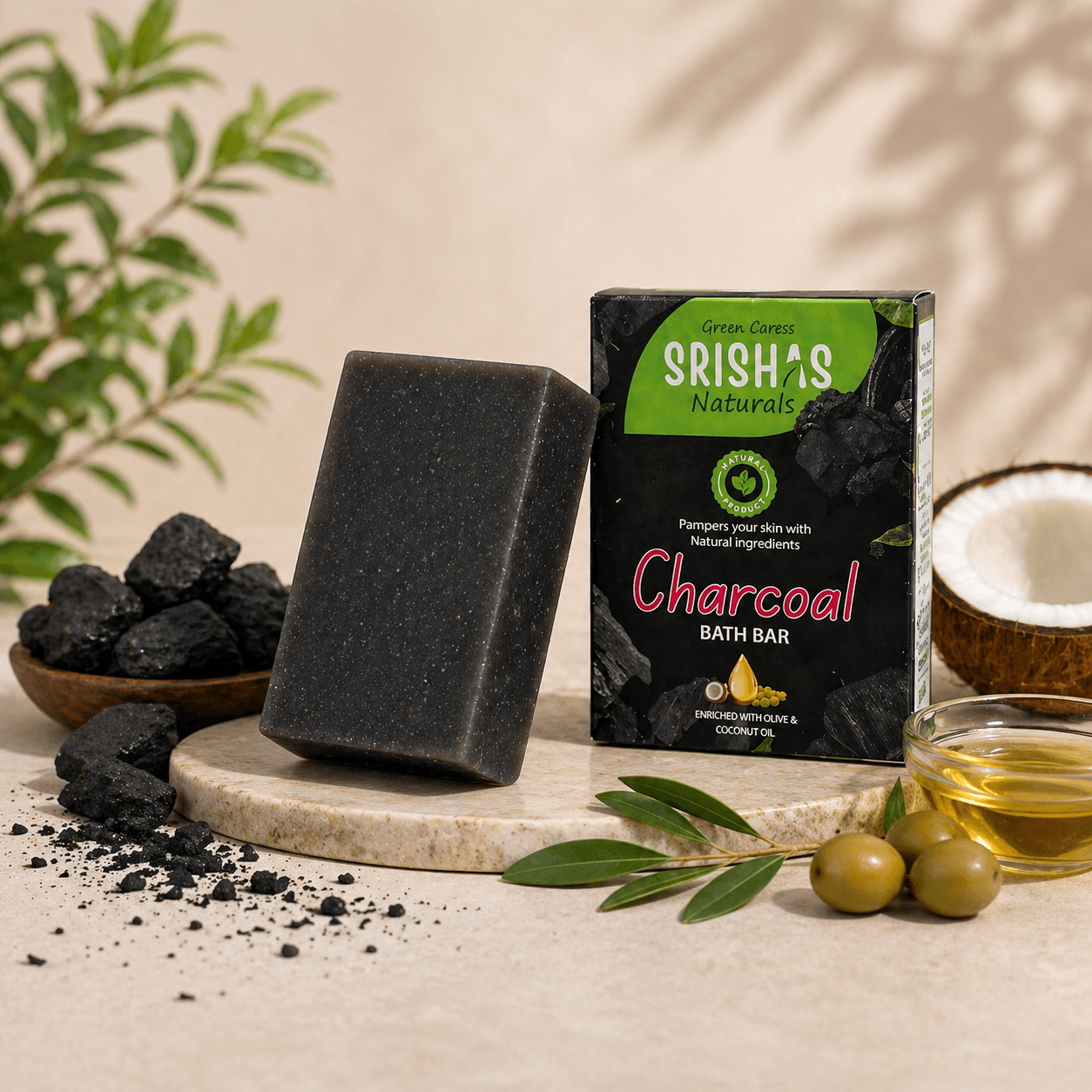 Charcoal Bath Bar